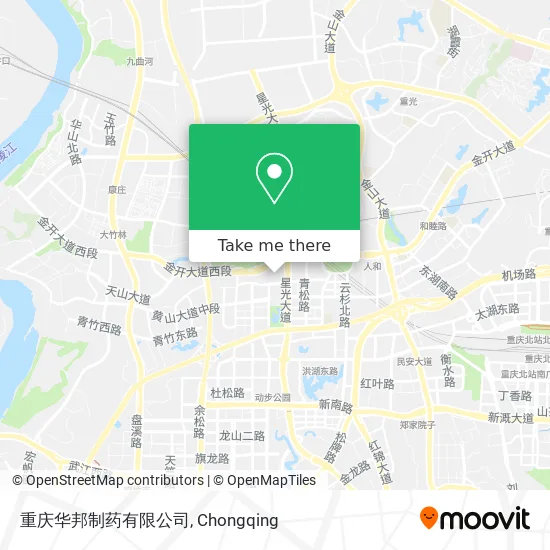 重庆华邦制药有限公司 map
