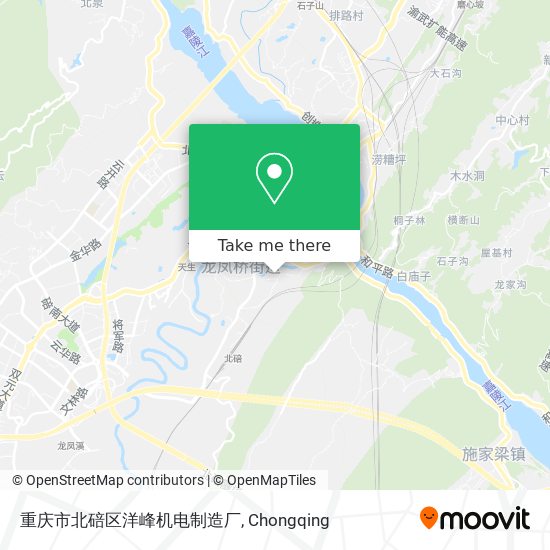 重庆市北碚区洋峰机电制造厂 map