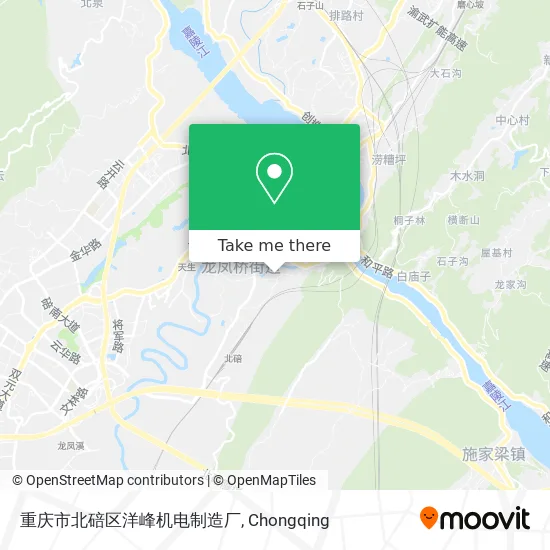 重庆市北碚区洋峰机电制造厂 map