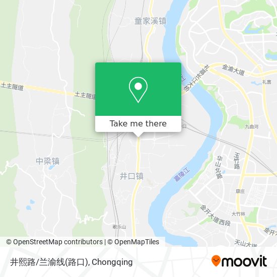 井熙路/兰渝线(路口) map