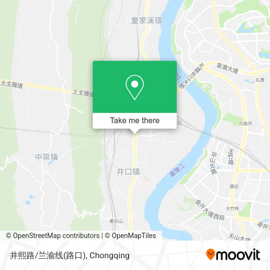 井熙路/兰渝线(路口) map