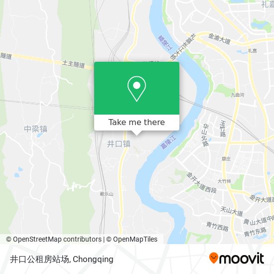 井口公租房站场 map