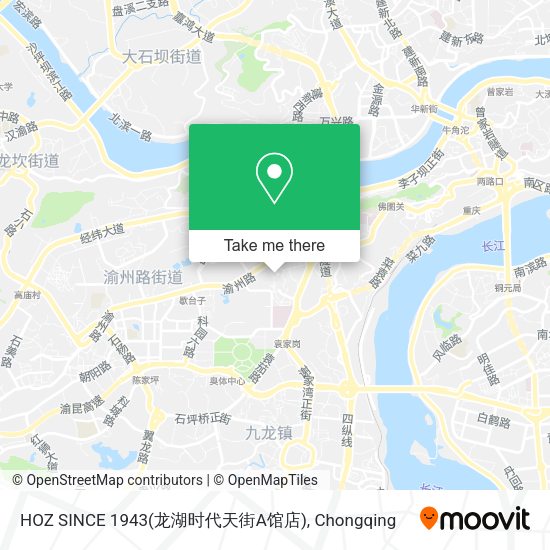 HOZ SINCE 1943(龙湖时代天街A馆店) map
