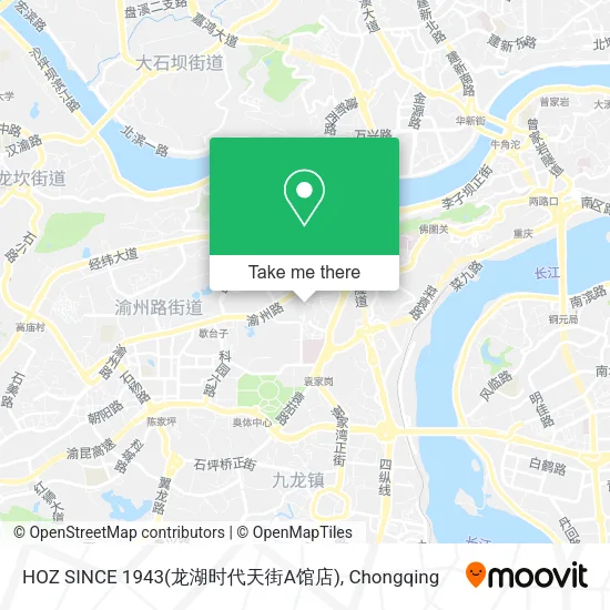 HOZ SINCE 1943(龙湖时代天街A馆店) map