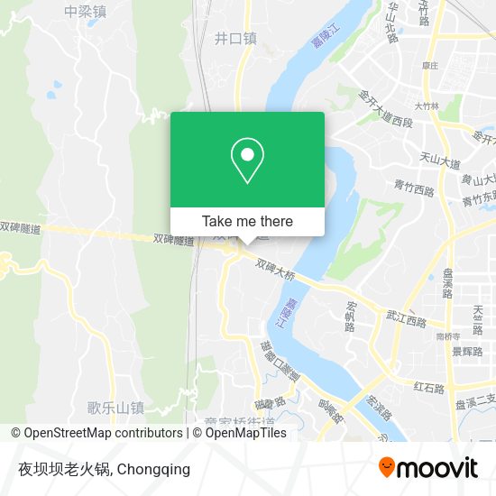 夜坝坝老火锅 map