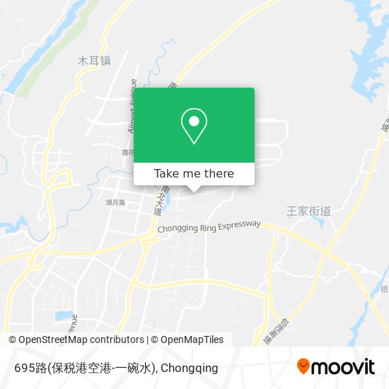 695路(保税港空港-一碗水) map