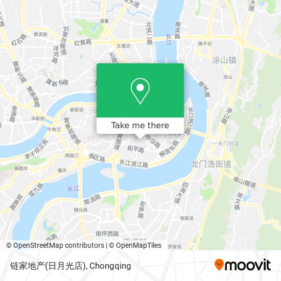 链家地产(日月光店) map