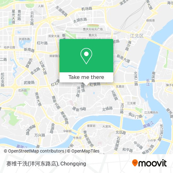 赛维干洗(洋河东路店) map