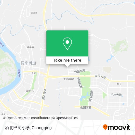 渝北巴蜀小学 map