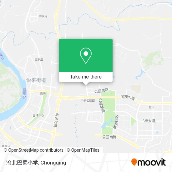 渝北巴蜀小学 map