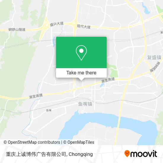 重庆上诚博伟广告有限公司 map