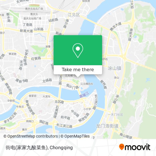 街电(家家九酸菜鱼) map
