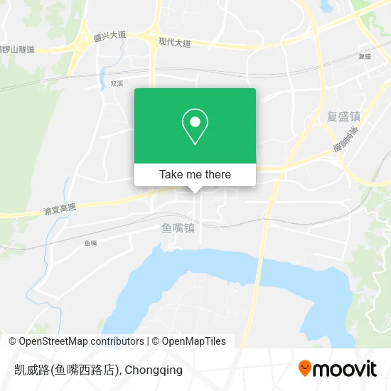 凯威路(鱼嘴西路店) map