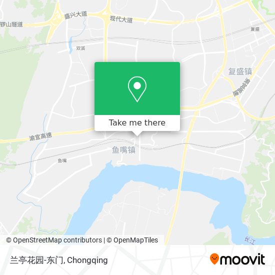 兰亭花园-东门 map