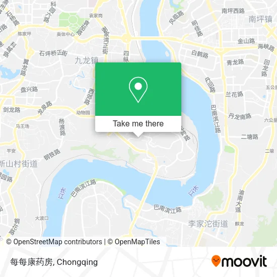 每每康药房 map