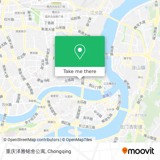 重庆泽雅铭舍公寓 map
