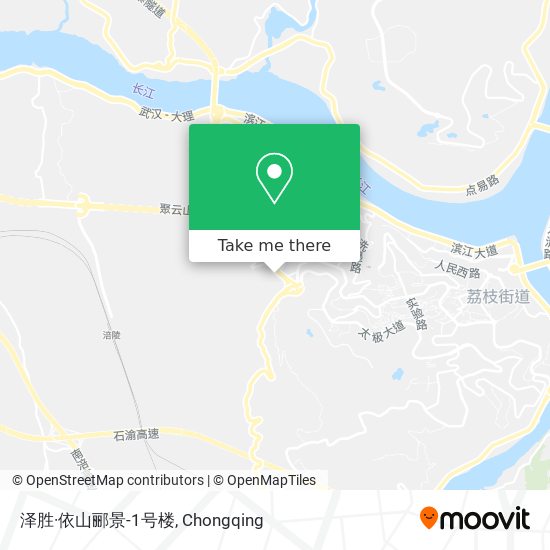泽胜·依山郦景-1号楼 map
