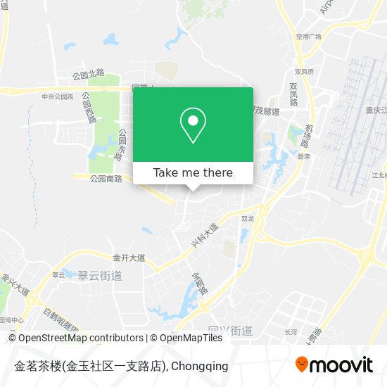 金茗茶楼(金玉社区一支路店) map
