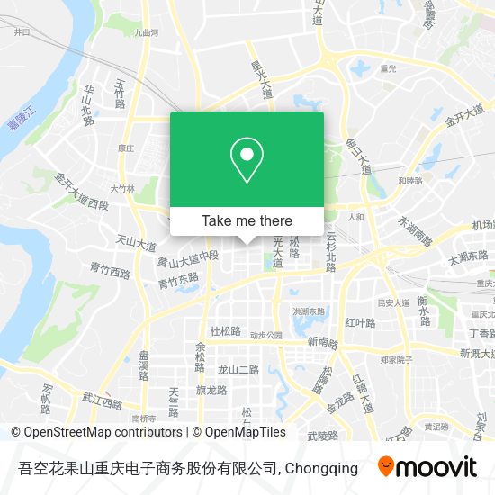 吾空花果山重庆电子商务股份有限公司 map