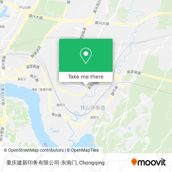 重庆建新印务有限公司-东南门 map
