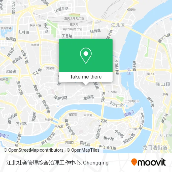 江北社会管理综合治理工作中心 map