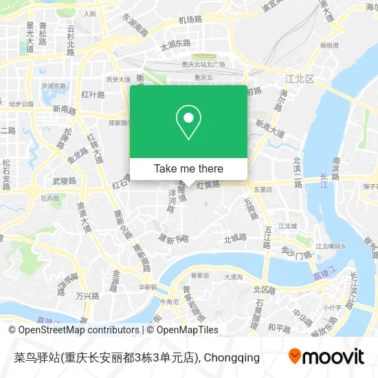 菜鸟驿站(重庆长安丽都3栋3单元店) map