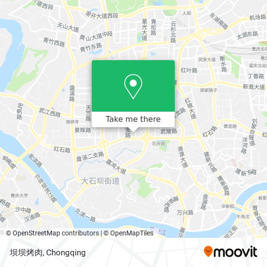 坝坝烤肉 map