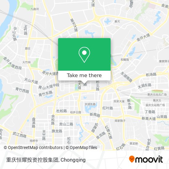 重庆恒耀投资控股集团 map