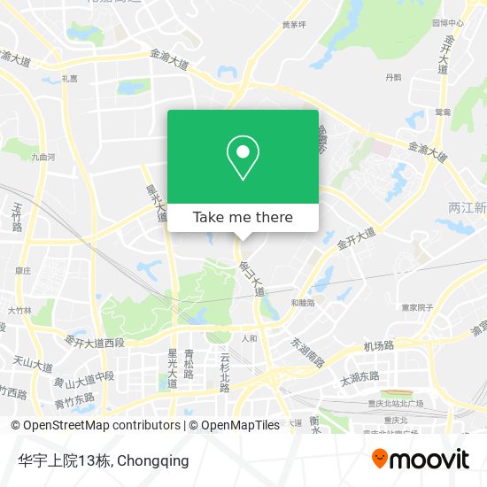 华宇上院13栋 map
