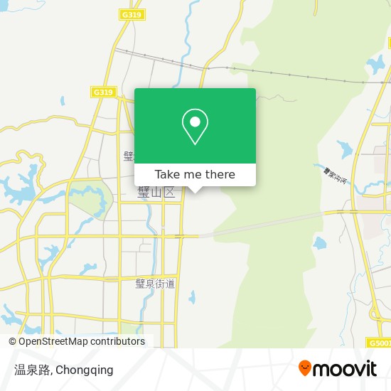 温泉路 map