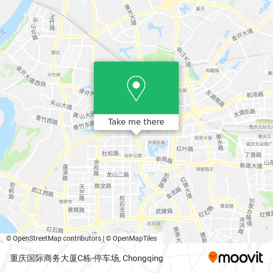重庆国际商务大厦C栋-停车场 map