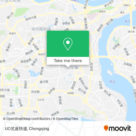 UC优速快递 map
