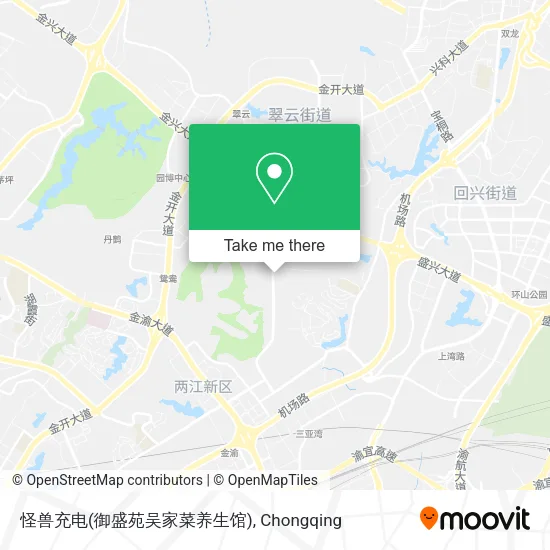 怪兽充电(御盛苑吴家菜养生馆) map