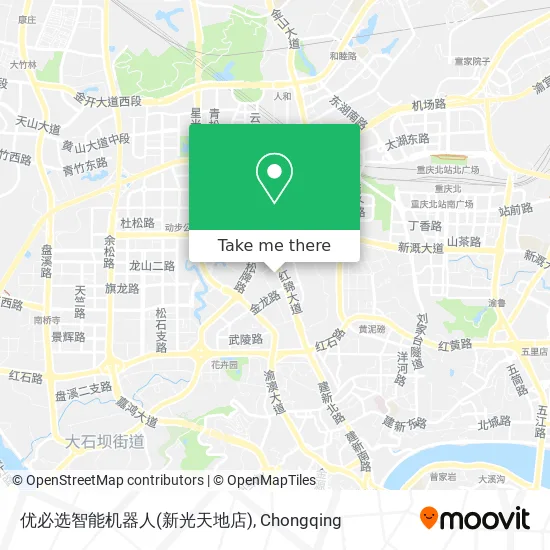 优必选智能机器人(新光天地店) map