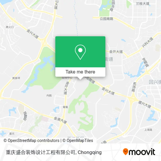 重庆盛合装饰设计工程有限公司 map