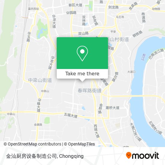 金汕厨房设备制造公司 map
