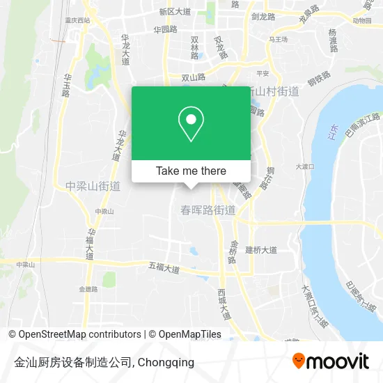 金汕厨房设备制造公司 map