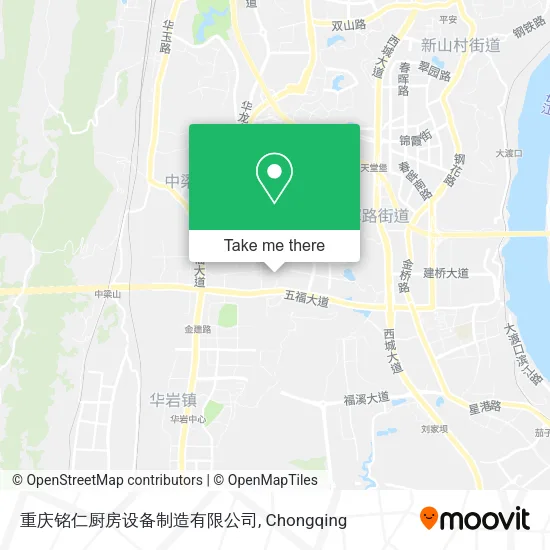 重庆铭仁厨房设备制造有限公司 map