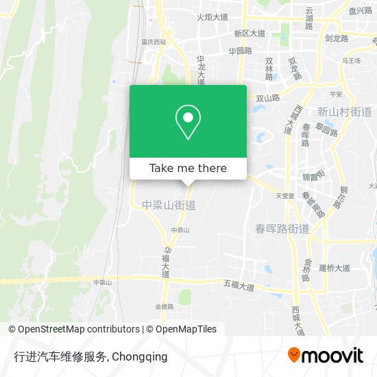 行进汽车维修服务 map