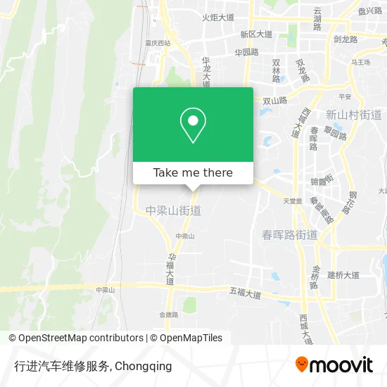 行进汽车维修服务 map