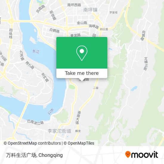 万科生活广场 map