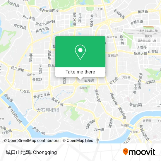 城口山地鸡 map