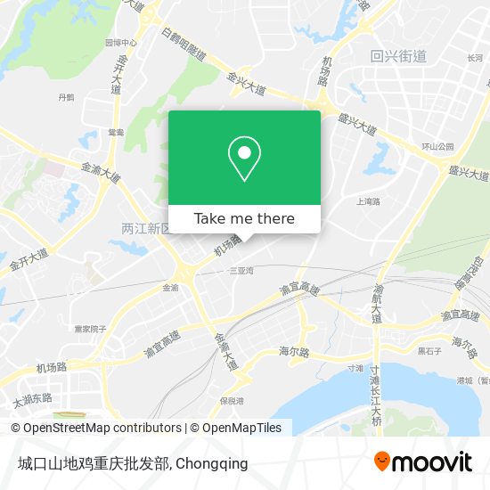 城口山地鸡重庆批发部 map