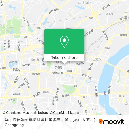 华宇温德姆至尊豪庭酒店星璨自助餐厅(泰山大道店) map