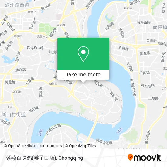 紫燕百味鸡(滩子口店) map