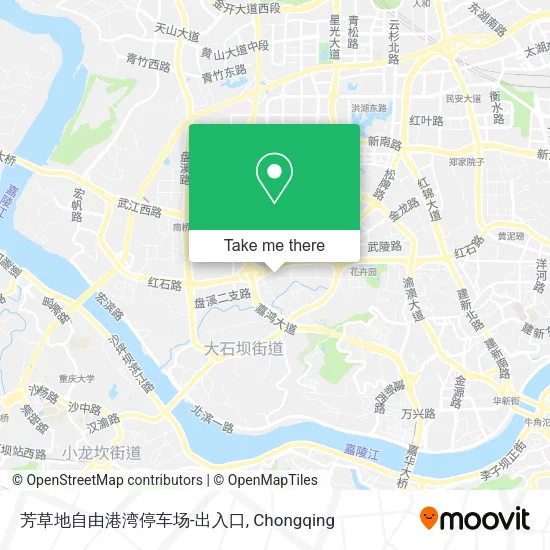 芳草地自由港湾停车场-出入口 map