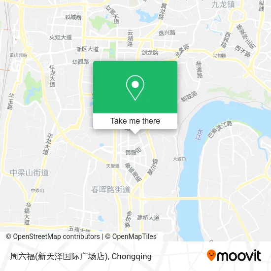 周六福(新天泽国际广场店) map