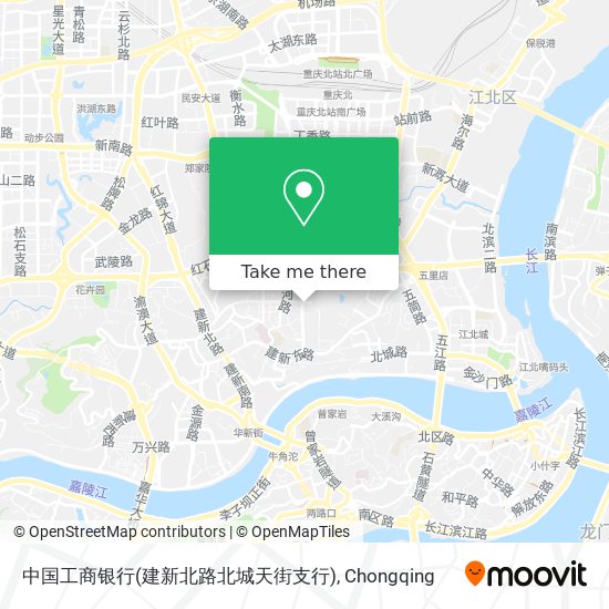 中国工商银行(建新北路北城天街支行) map