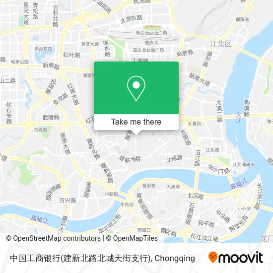中国工商银行(建新北路北城天街支行) map