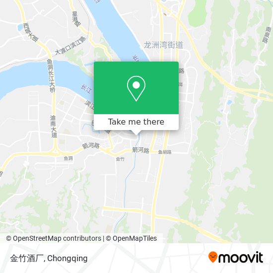 金竹酒厂 map
